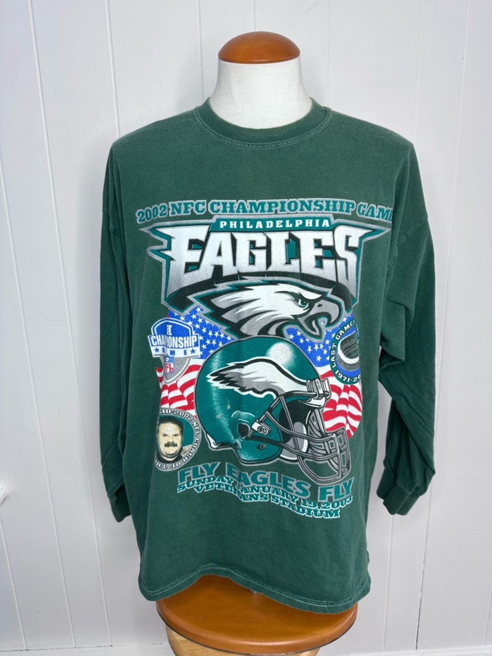 Vintage Philadelphia Phillie 2002 NFC Championship Game T Shirt